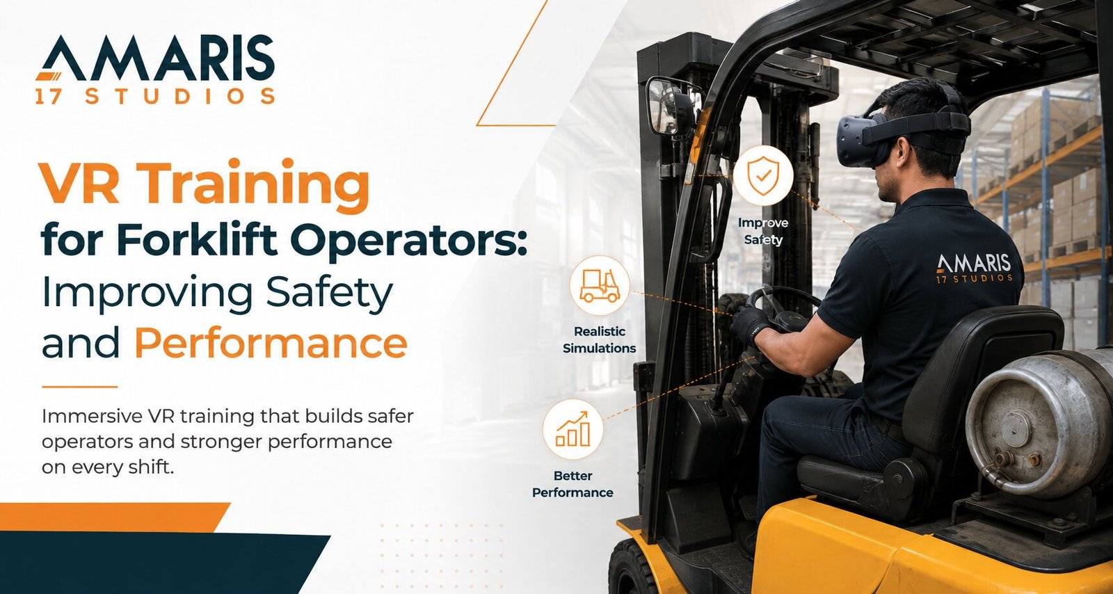 VR training for Forklift training